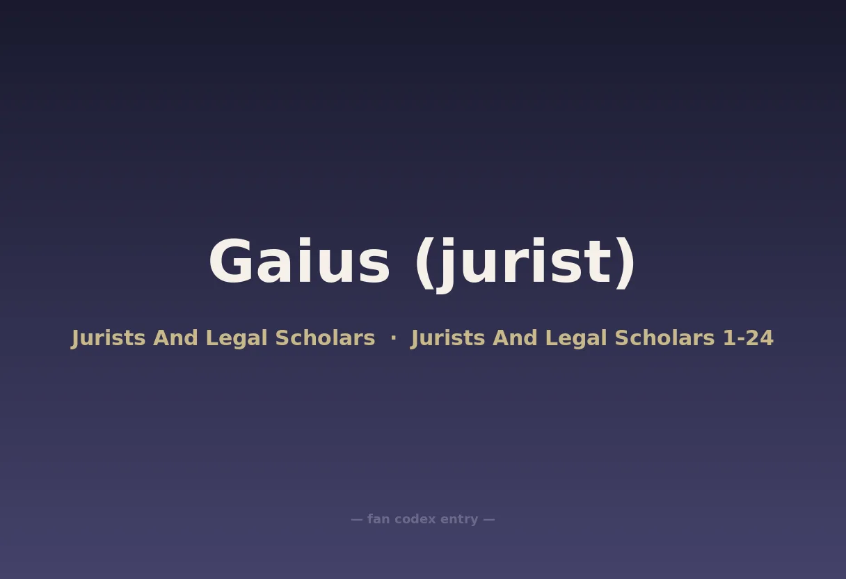 Gaius (jurist)