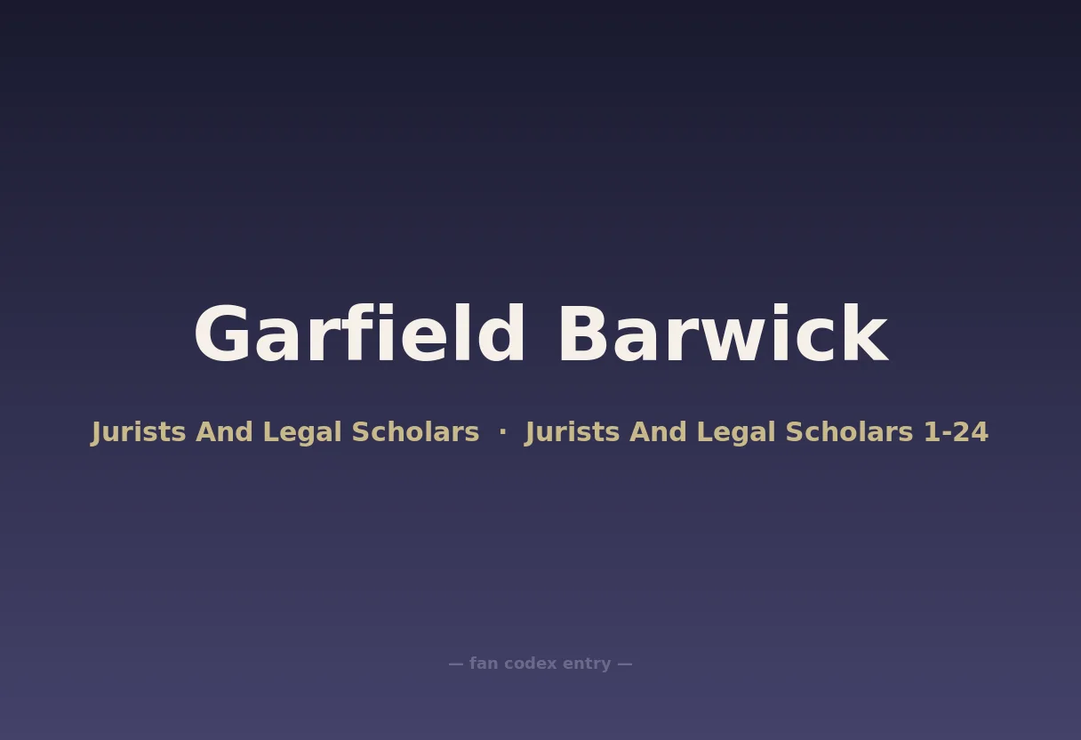Garfield Barwick