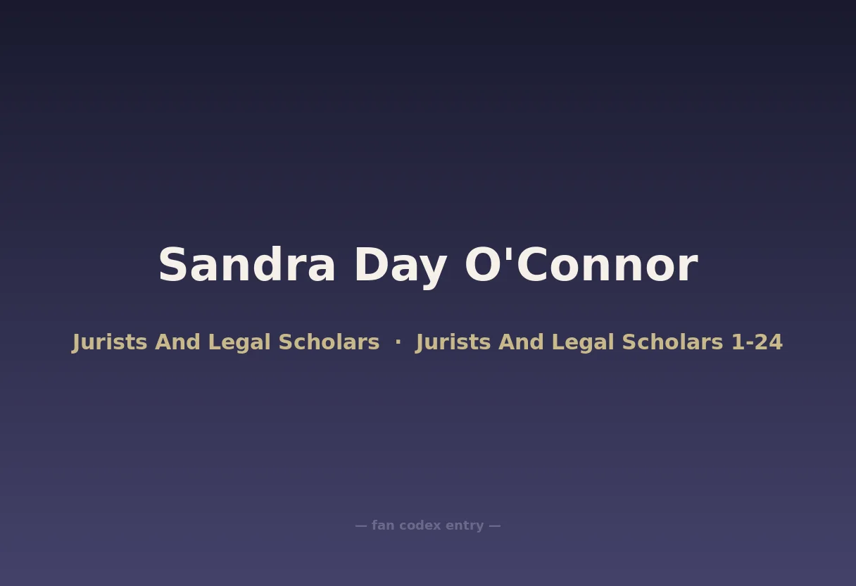 Sandra Day O'Connor