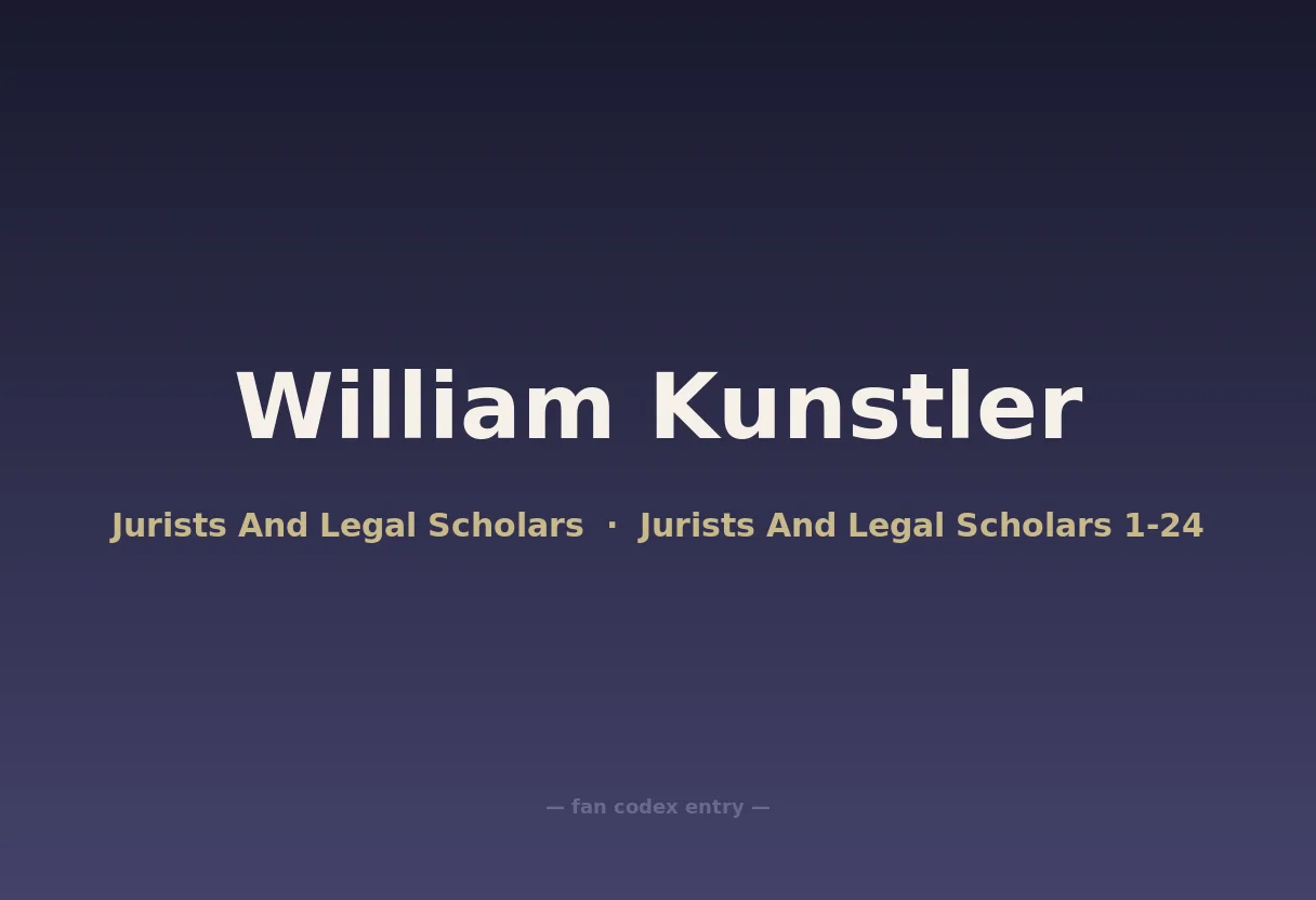 William Kunstler