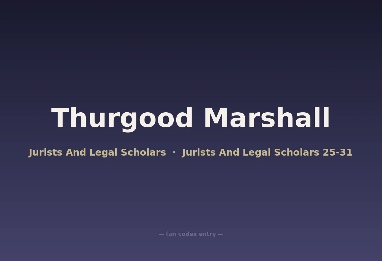 Thurgood Marshall